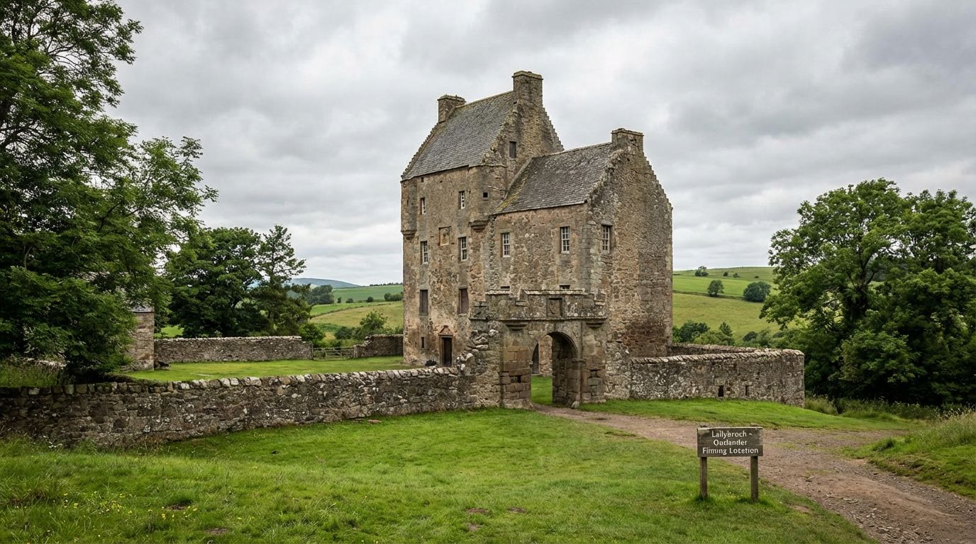 Midhope Castle, lieu de tournage de Lallybroch dans Outlander