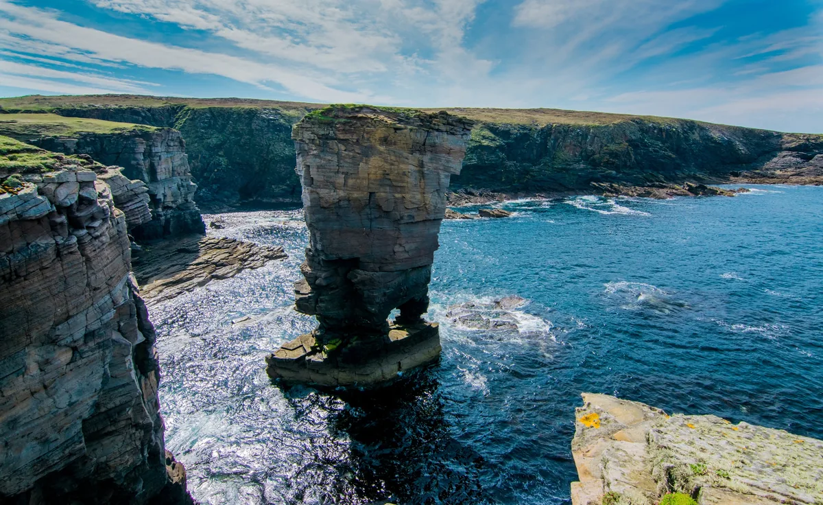 Vue de Les Orcades en Écosse