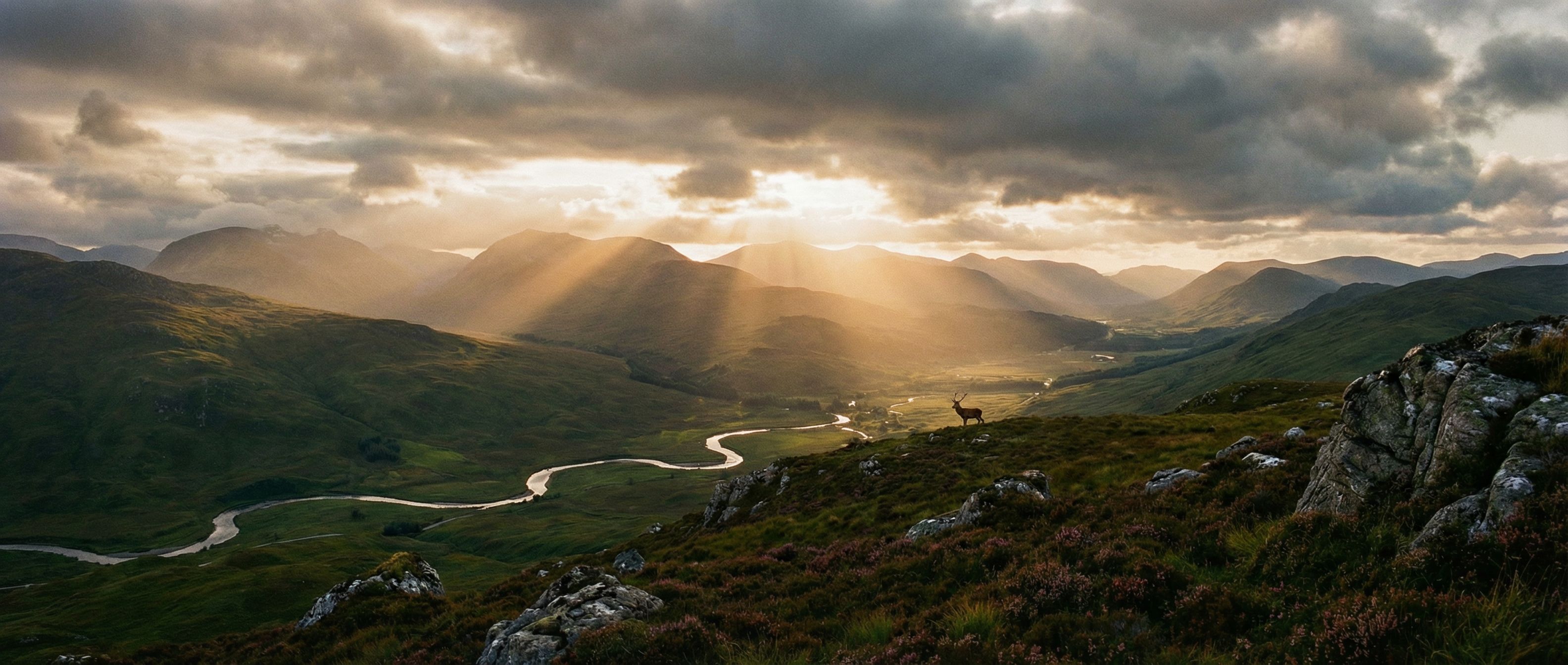 Paysage des Highlands écossais