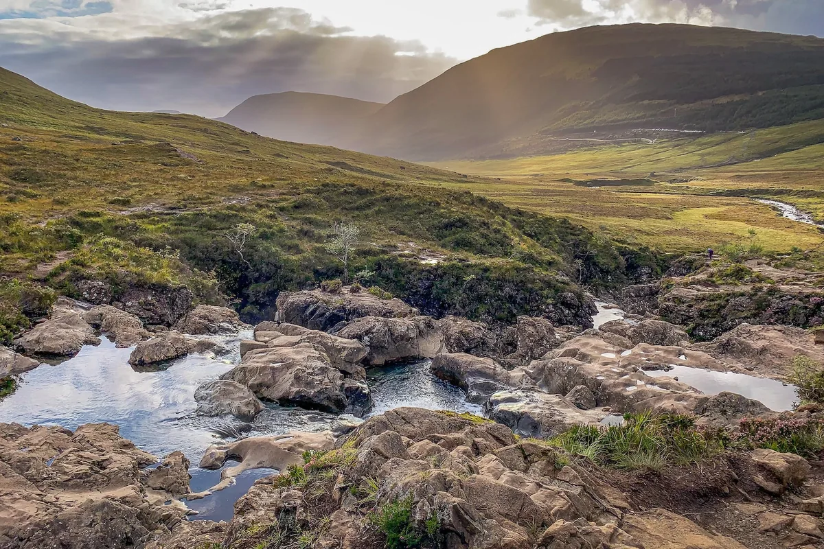 Les Fairy Pools sur l'Île de Skye
